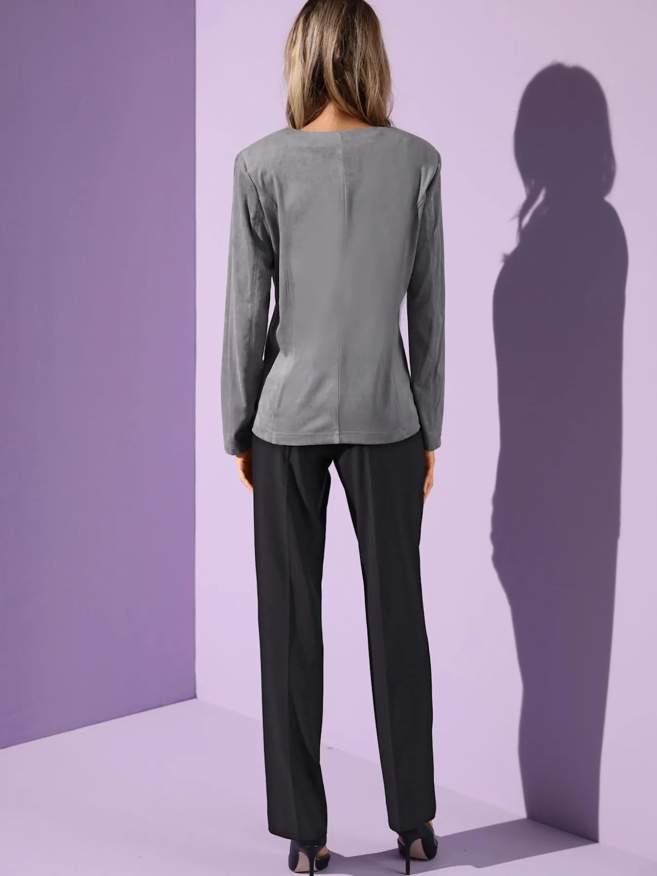 Pantalon costume taille élastiquée invisible