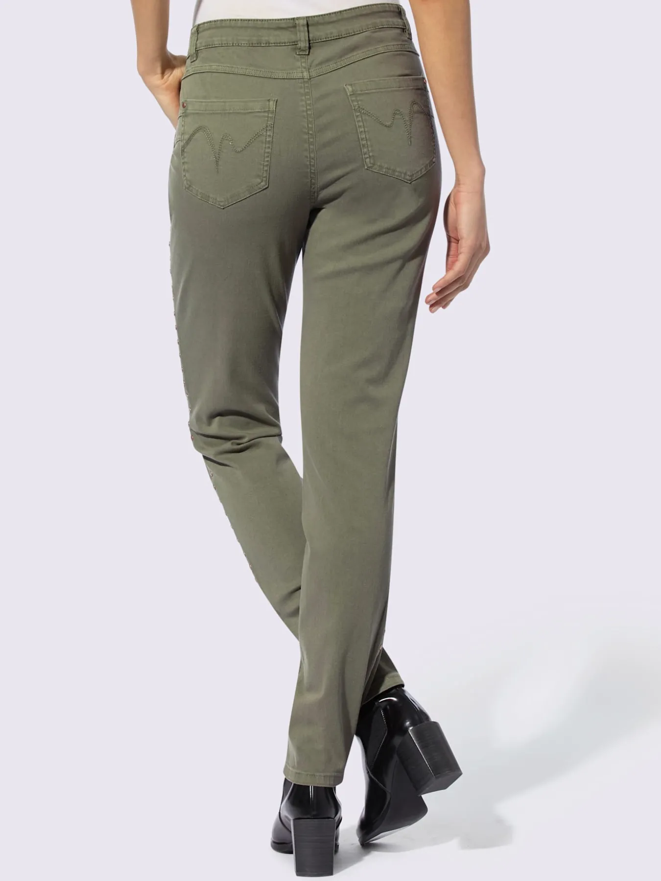 Pantalon coupe 5 poches décontractée