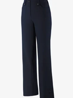 Pantalon coupe droite détails boutonnés