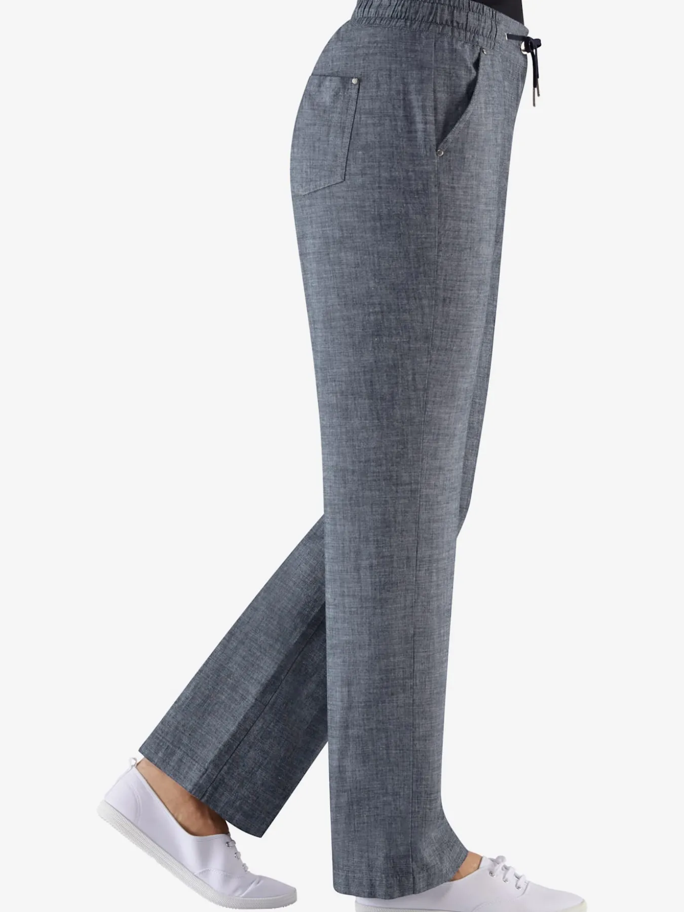 Pantalon coupe sportive ceinture élastique