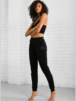 Pantalon de jogging athleleisure, logo imprimé