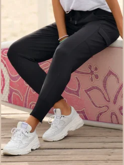 Pantalon de jogging ceinture élastique avec cordon