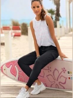 Pantalon de jogging ceinture élastique avec cordon