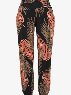 Pantalon de plage avec imprimé palmiers
