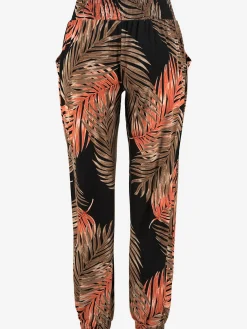 Pantalon de plage avec imprimé palmiers