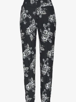 Pantalon de plage pantalon d'été en tissu avec imprimé floral