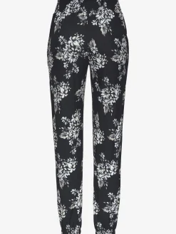 Pantalon de plage pantalon d'été en tissu avec imprimé floral