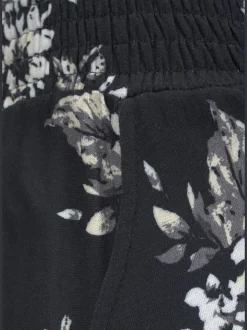Pantalon de plage pantalon d'été en tissu avec imprimé floral