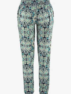Pantalon de plage pantalon d'été léger avec imprimé ethnique