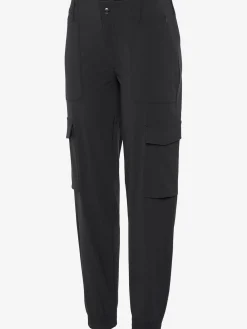 Pantalon de trekking jogging cargo de randonnée à taille haute