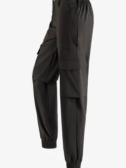 Pantalon de trekking jogging cargo de randonnée à taille haute