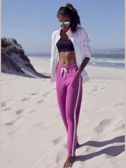 Pantalon d'intérieur pantalon de relaxation à rayures