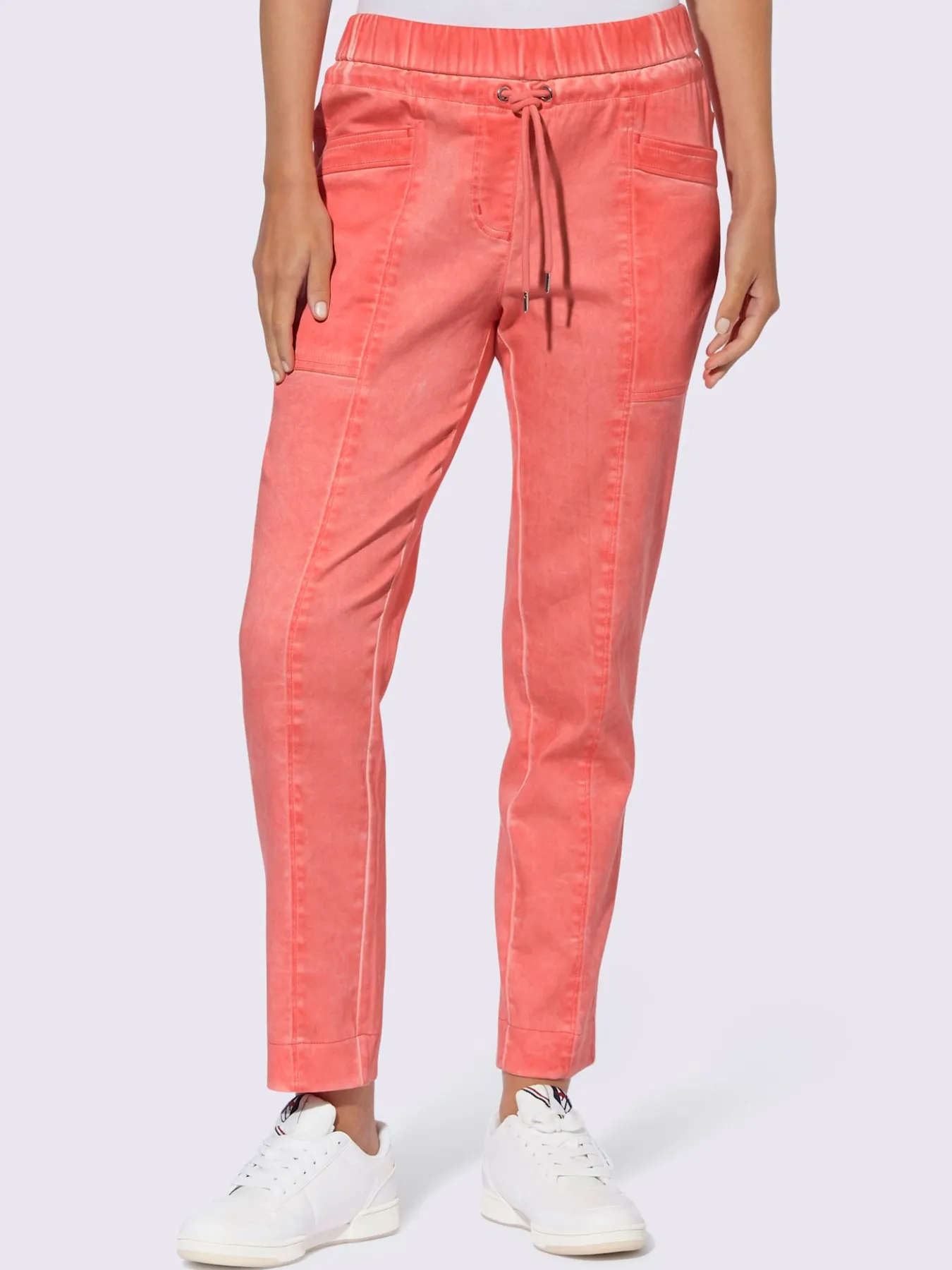 Pantalon délavage « oil dyed » tendance