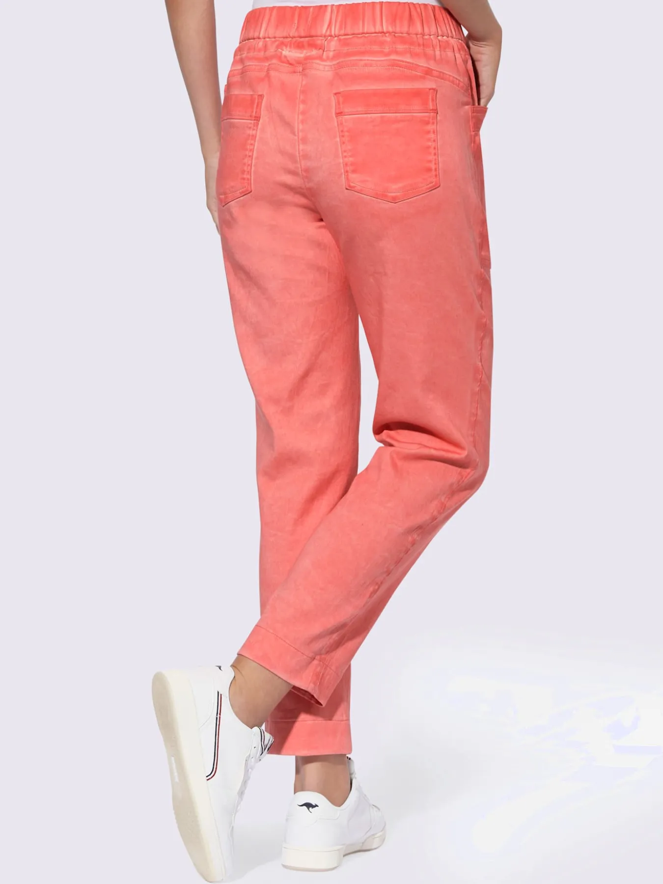 Pantalon délavage « oil dyed » tendance