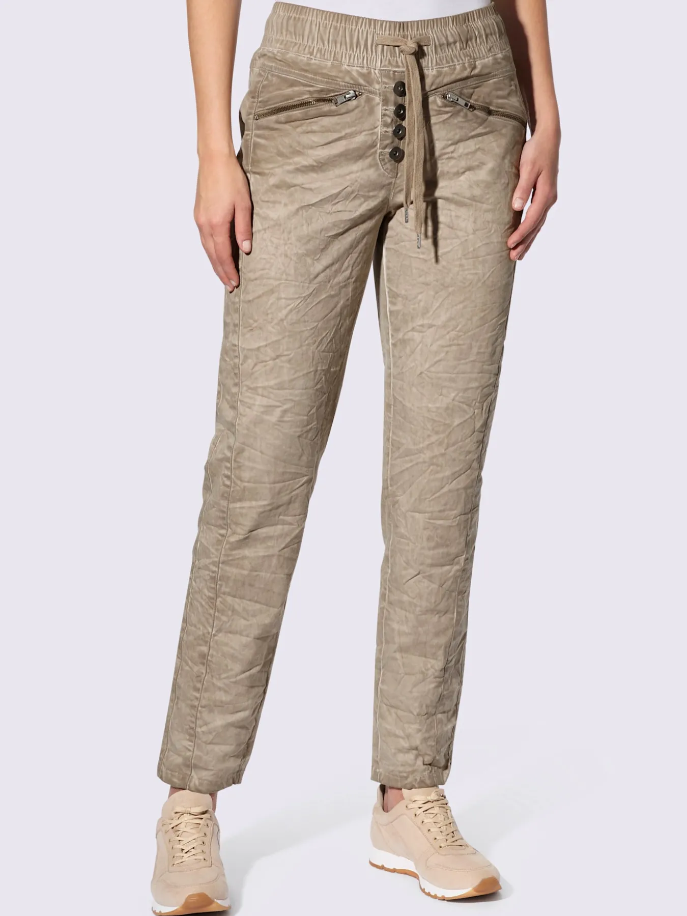 Pantalon délavage « oil dyed » tendance