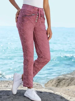 Pantalon délavage « oil dyed » tendance
