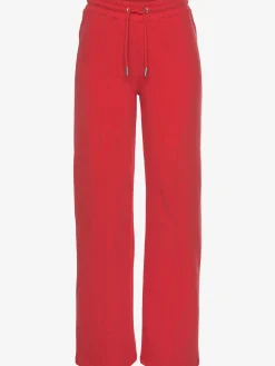 Pantalon détente large pantalon molletonné avec nervures sur l'avant de la jambe