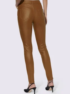 Pantalon effet ventre plat coupe skinny tendance