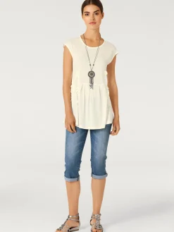 Pantalon effet ventre plat coupe skinny