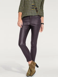 Pantalon effet ventre plat coupe skinny tendance