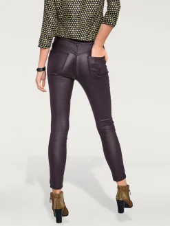 Pantalon effet ventre plat coupe skinny tendance