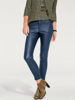 Pantalon effet ventre plat coupe skinny tendance