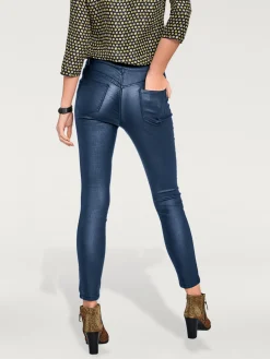 Pantalon effet ventre plat coupe skinny tendance