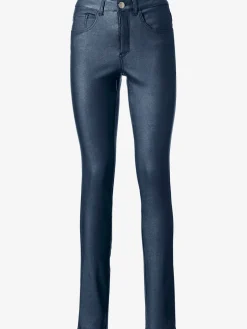 Pantalon effet ventre plat coupe skinny tendance