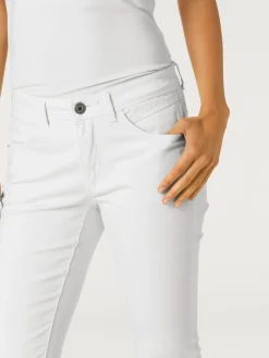 Pantalon effet ventre plat coupe skinny