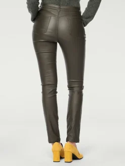 Pantalon effet ventre plat coupe skinny tendance