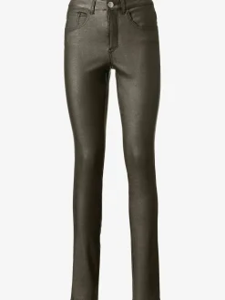 Pantalon effet ventre plat coupe skinny tendance