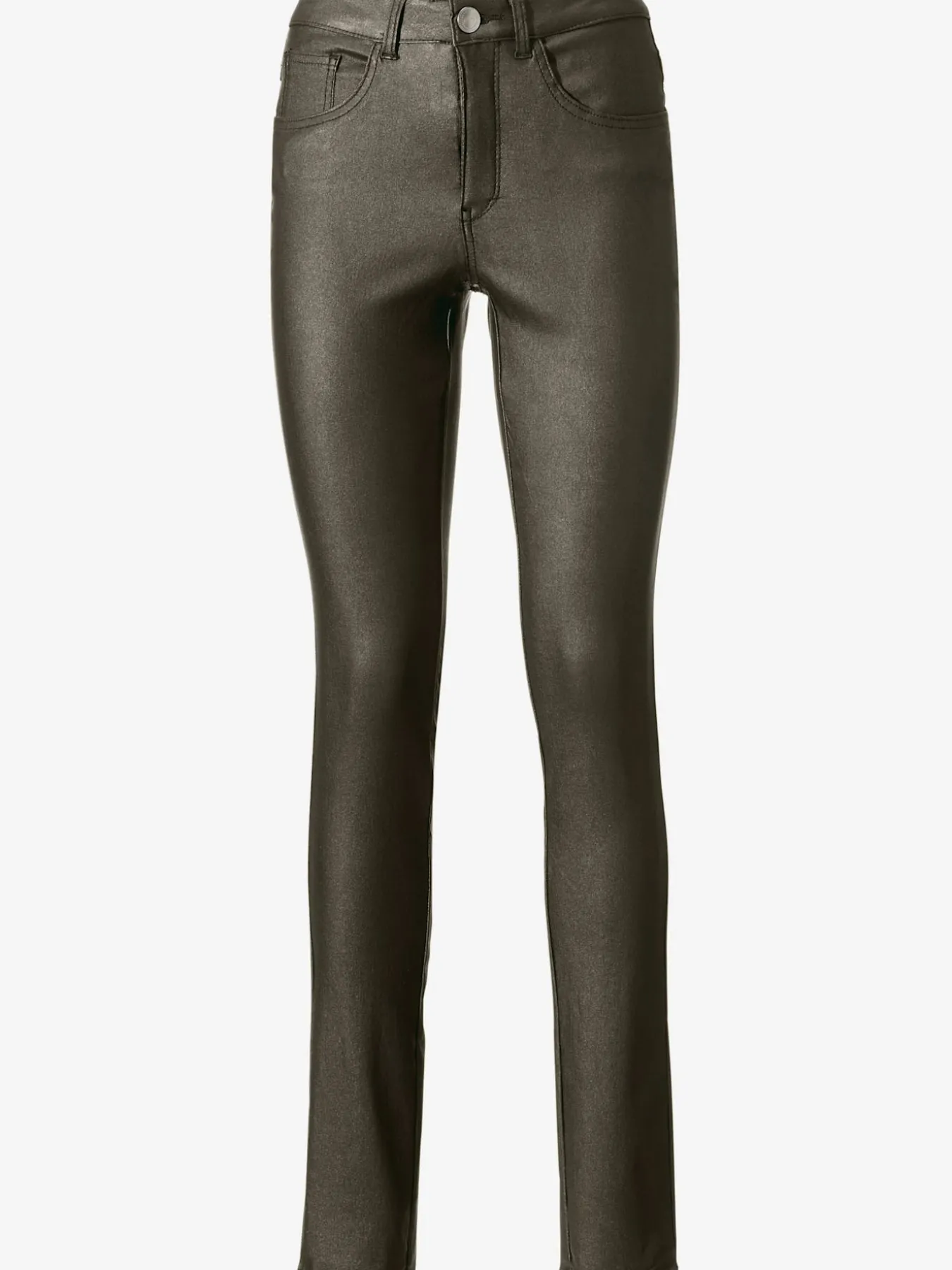 Pantalon effet ventre plat coupe skinny tendance