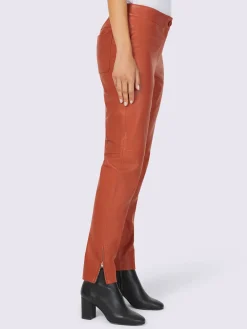 Pantalon en cuir cuir agneau nappa