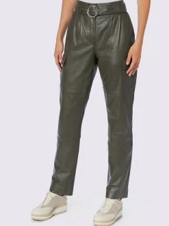 Pantalon en cuir cuir agneau nappa très doux