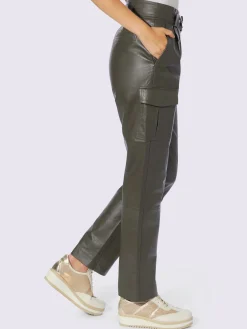 Pantalon en cuir cuir agneau nappa très doux