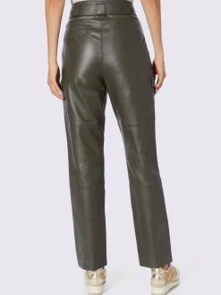 Pantalon en cuir cuir agneau nappa très doux