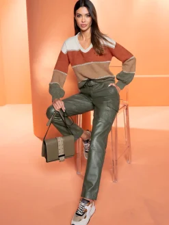 Pantalon en cuir cuir agneau nappa très doux