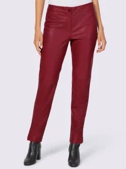 Pantalon en cuir cuir agneau nappa