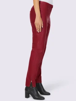 Pantalon en cuir cuir agneau nappa