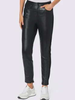 Pantalon en cuir cuir agneau nappa
