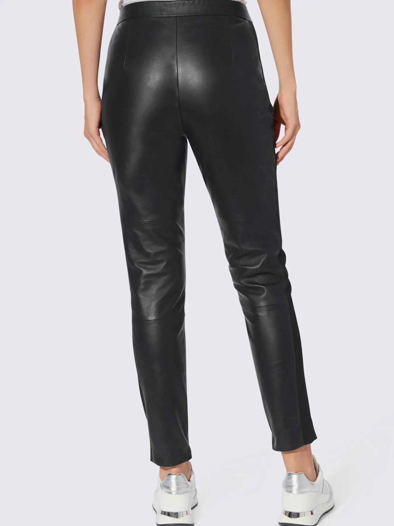 Pantalon en cuir cuir agneau nappa