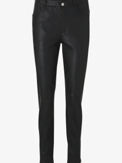 Pantalon en cuir cuir d'agneau souple