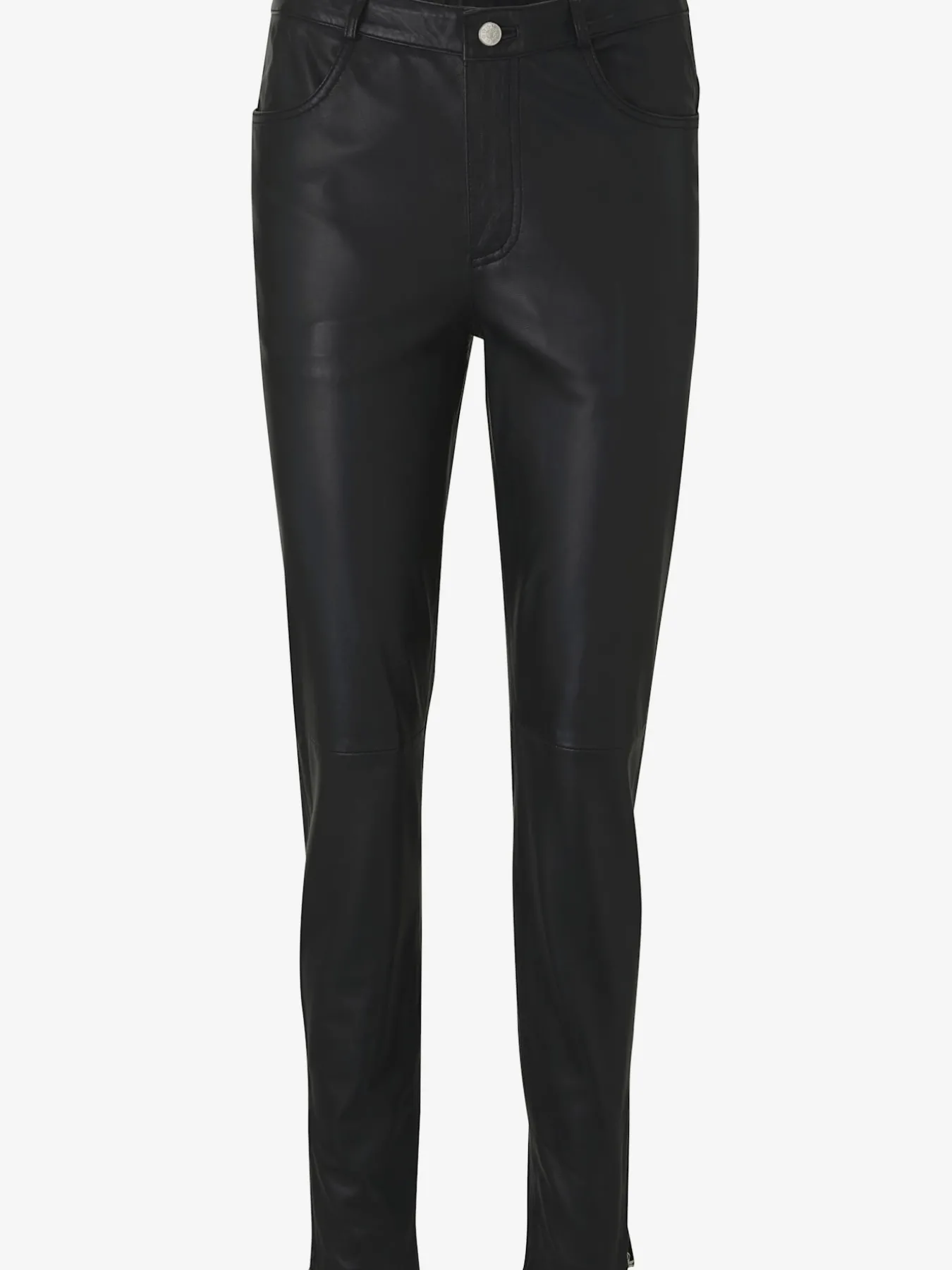 Pantalon en cuir cuir d'agneau souple