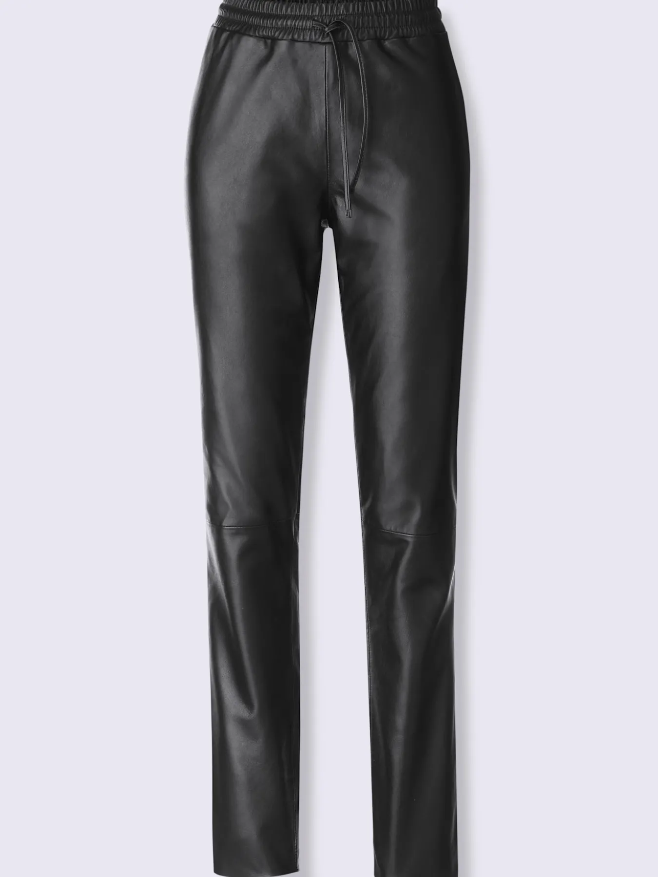 Pantalon en cuir pur cuir d'agneau nappa