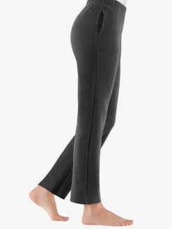 Pantalon en flanelle taille élastique