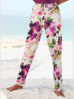 Pantalon en jersey ceinture élastique à cordon