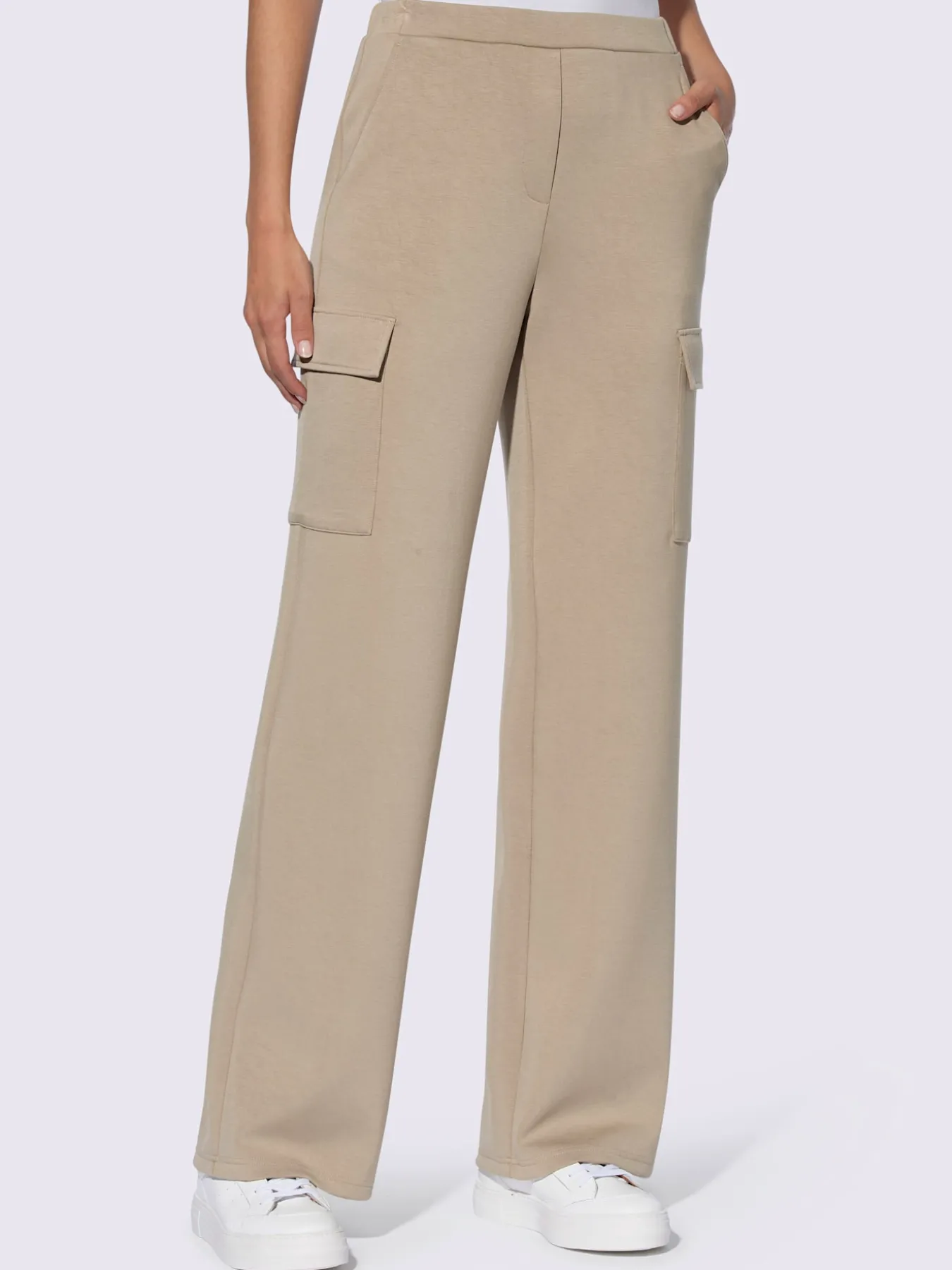 Pantalon en jersey ceinture élastique confortable