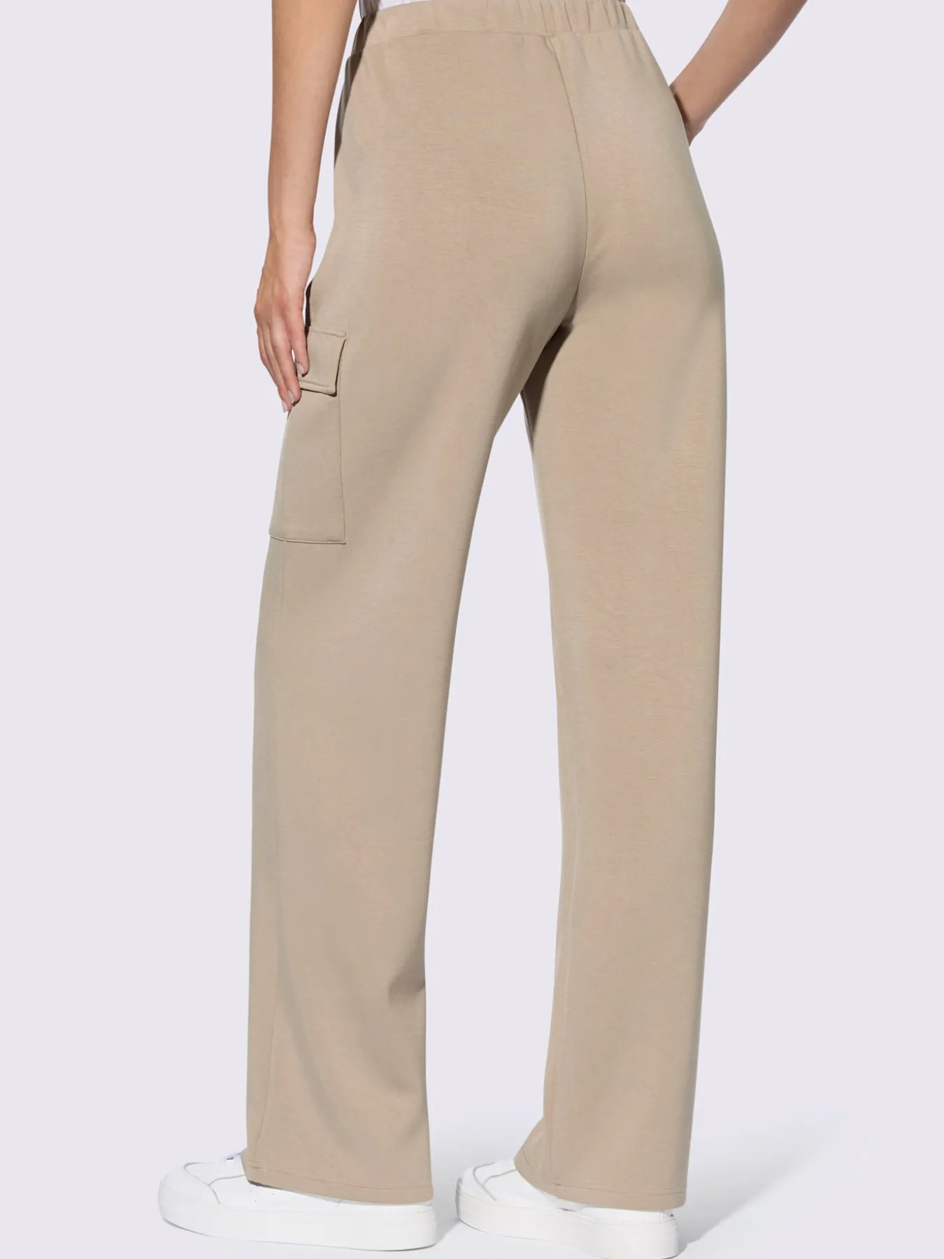 Pantalon en jersey ceinture élastique confortable
