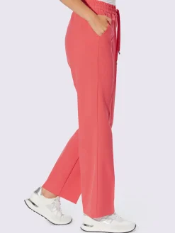 Pantalon en jersey coupe parfaite grâce à la ceinture élastique