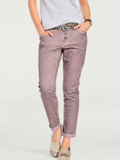 Pantalon en jersey coupe carotte